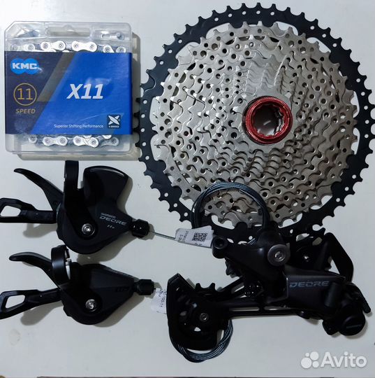 Групсет Shimano Deore m5100 11s 11-51T установка