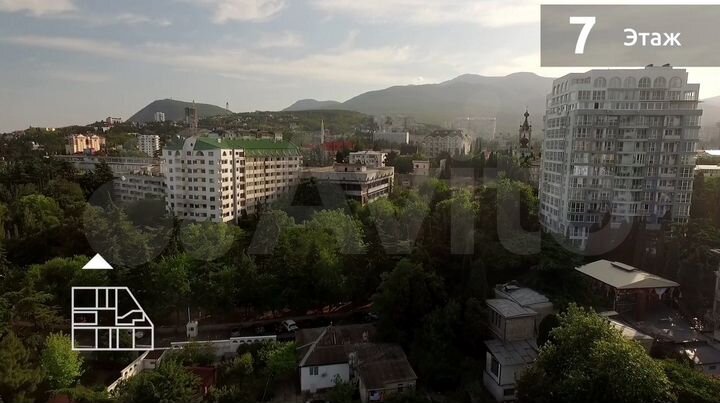 1-к. апартаменты, 62,6 м², 7/12 эт.