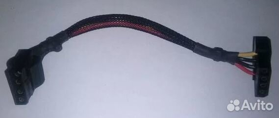Кабель питания Molex 4 pin to 3 pin Fan