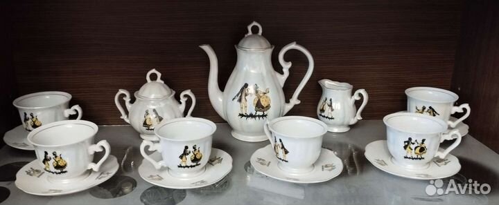 Сервиз кофейный винтажный Мадонна 