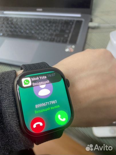 Смарт-часы Watch 9 45мм. 2 ремешка. Коробка Apple