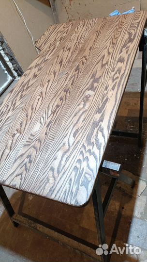 Столешница из ясеня для компьютерного стола