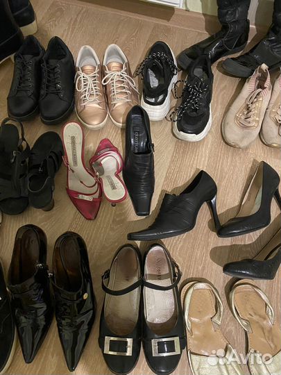 Обувь 16 пар (пакетом, 175 за пару) +пуховик