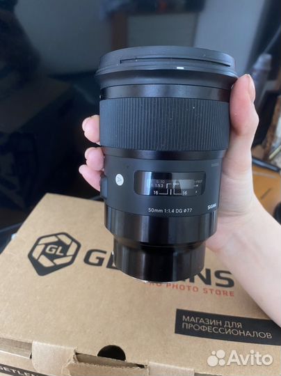 Объектив sigma art 50mm 1.4 sony