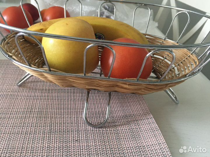 Ваза плетеная, для фруктов и овощей