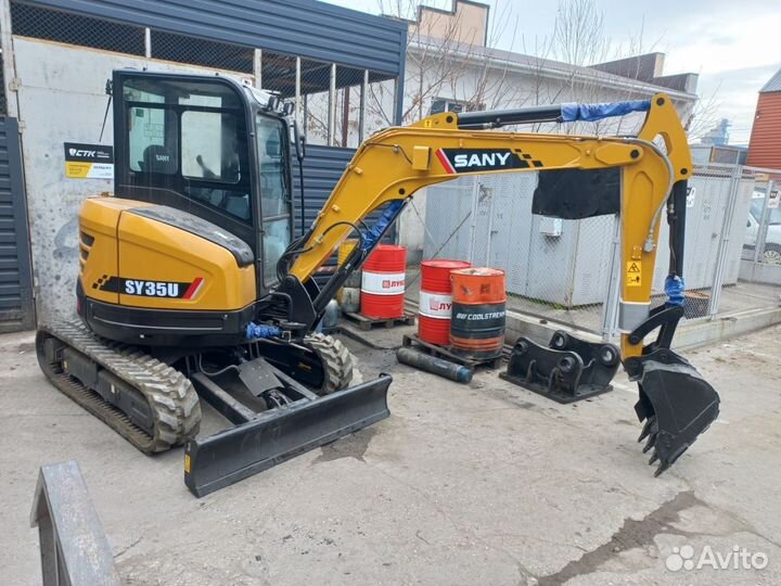 Мини-экскаватор SANY SY35U, 2024