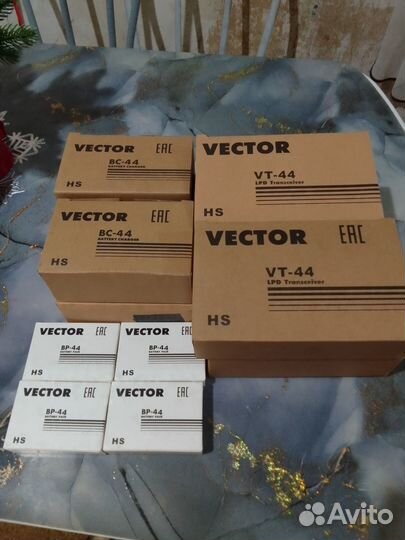 Рации vector vt 44hs (4-шт.)