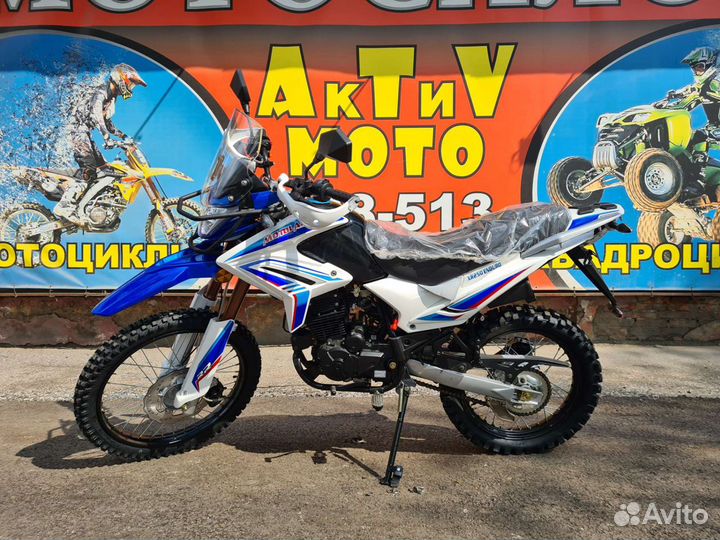 Motoland XR250 enduro (172FMM)(бело-синий)
