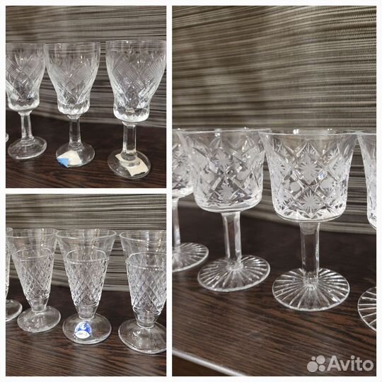 Хрустальные рюмки