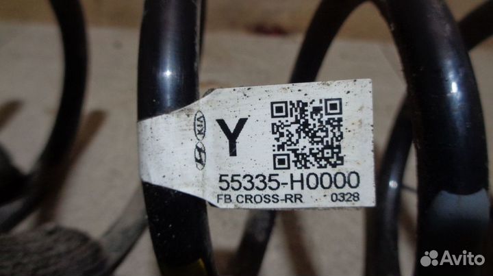 Пружина задняя Kia RIO 4 (YB)