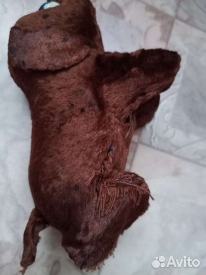 Игрушка заводная собака СССР