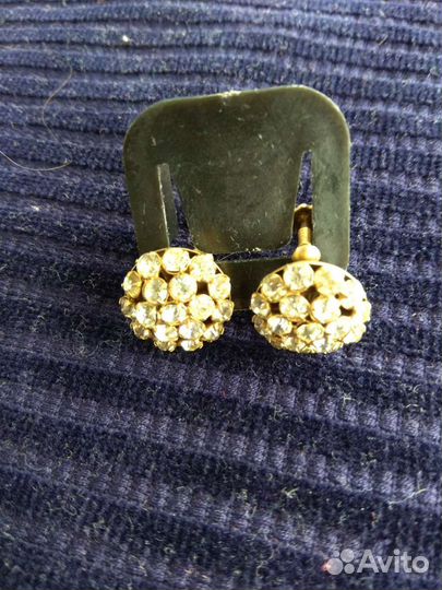 Серьги 50-х годов хх века