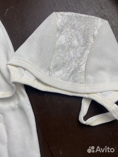 Детский комплект на выписку, велюр- мальчик