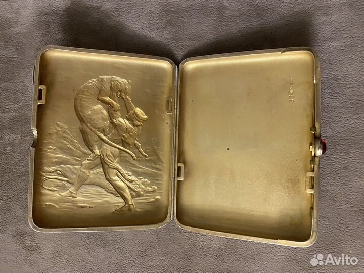 Портсигар серебряный (ссср) 1950 годы