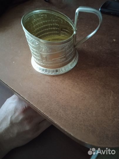 Подстаканник мельхиоровый СССР