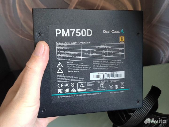 Блок питания deepcool PM750D PM750D
