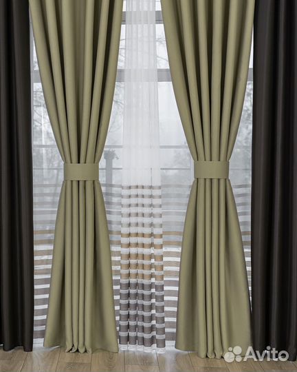 Шторы блэкаут Марсель Дюна