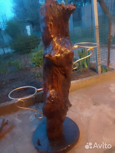 Подставка для цветов напольная деревянная