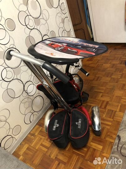 Детский велосипед с ручкой