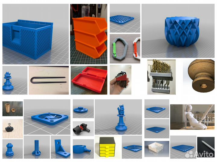 Сборник образцов моделей STL для принтеров 3d