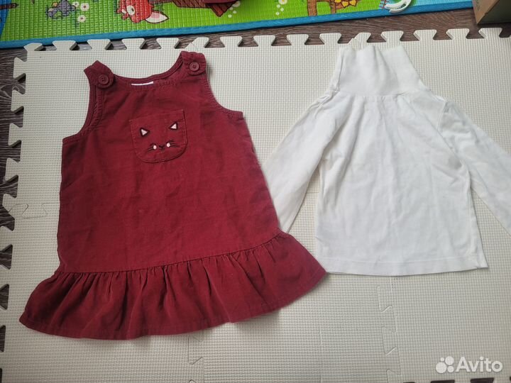 Вещи пакетом на девочку 80-86