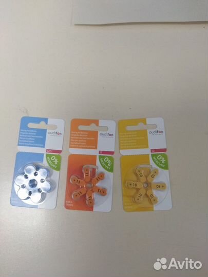 Батарейки для слуховых аппаратов