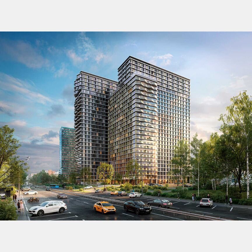 1-к. апартаменты, 46,8 м², 4/29 эт.