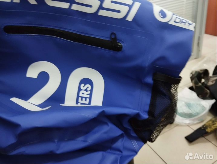 Гермомешок Cressi ZIP BAG 20 литров синий