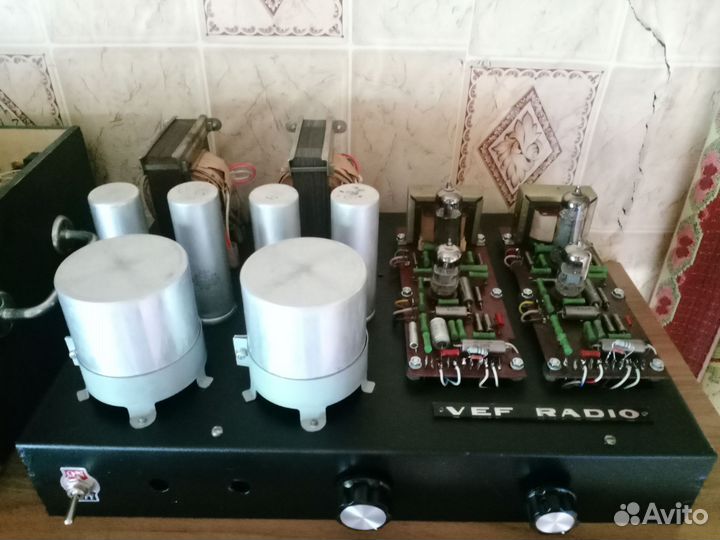 Ламповый усилитель VEF radio