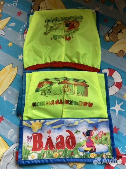 Кармашки для шкафчика в сад Влад