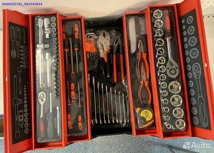 Набор инструментов 85 предметов (Арт.62593)