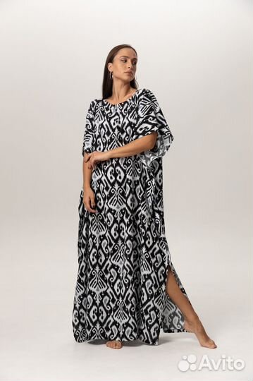 Халат домашний туника пляжная абая