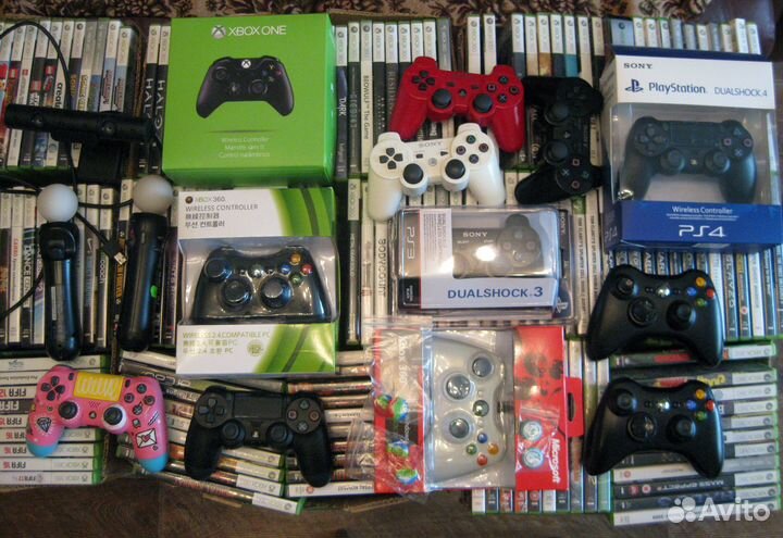 Xbox 360 one PS4 PS3 PS2 Геймпад джойстик move