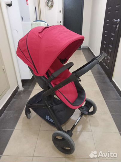 Красная Коляска 2 в 1 CBX Bimisi Pure