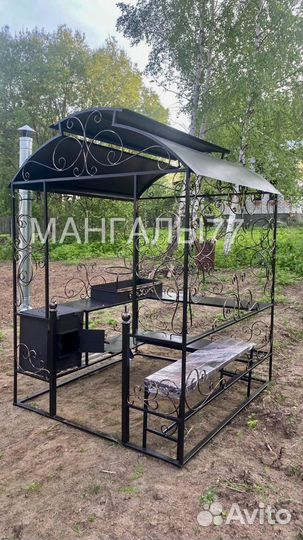 Беседка с мангалом