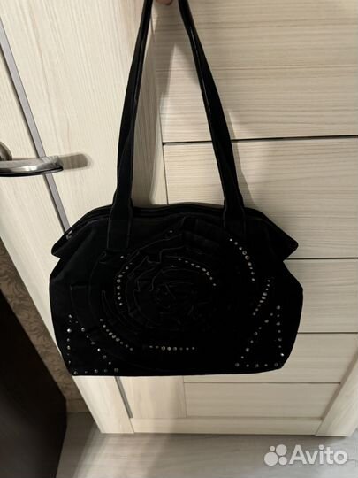 Сумка замшевая