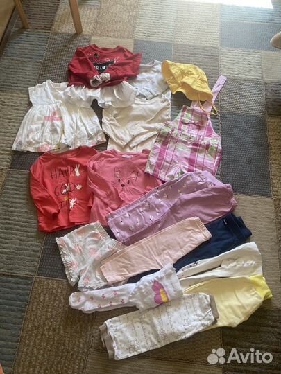 Пакет вещей на девочку 1-1,5 года