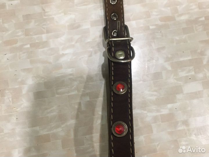 Ношейник Кожа 46. 3см Отл смотр