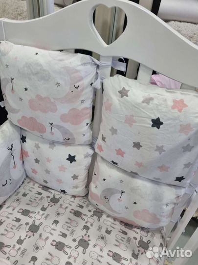 Бортики в детскую кроватку