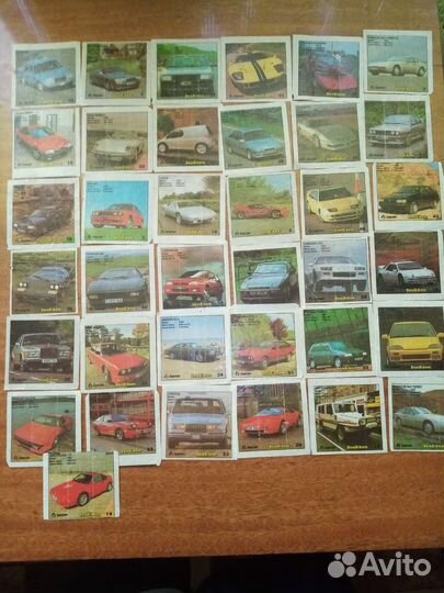 Вкладыши от жувачки вом бибом коллекция 90года