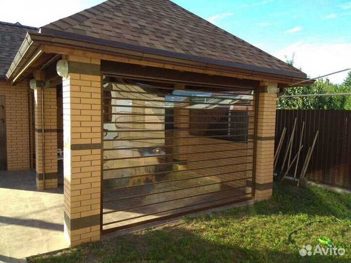 Рольставни прозрачные с замком от производителя