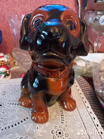 Статуэтки(копилка) цв стекло- ракушки -керамика