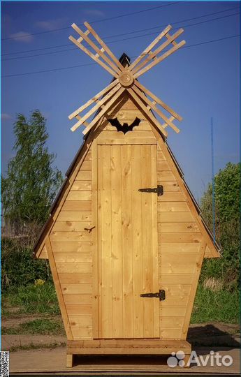 Дачный туалет деревянный JWL462