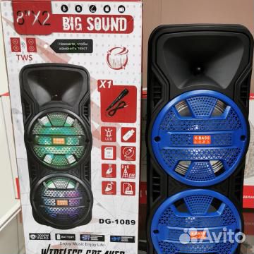 Колонка портативная DG 1089 X-Bass