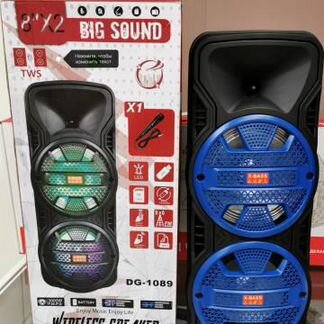 Колонка портативная DG 1089 X-Bass