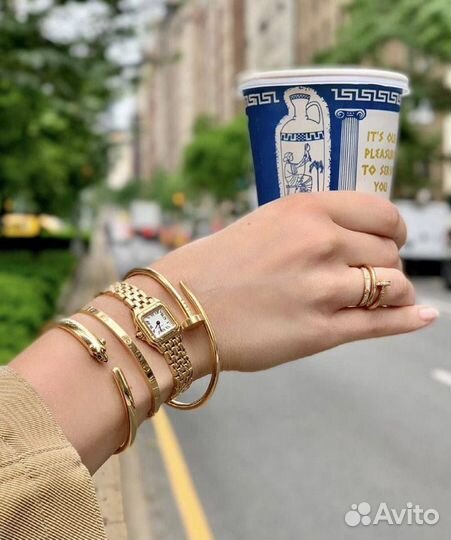 Золотой браслет Cartier juste un Clou