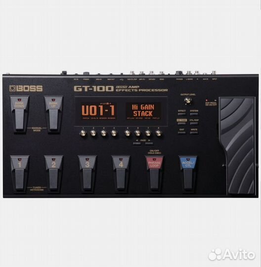 Гитарный процессор boss gt 100