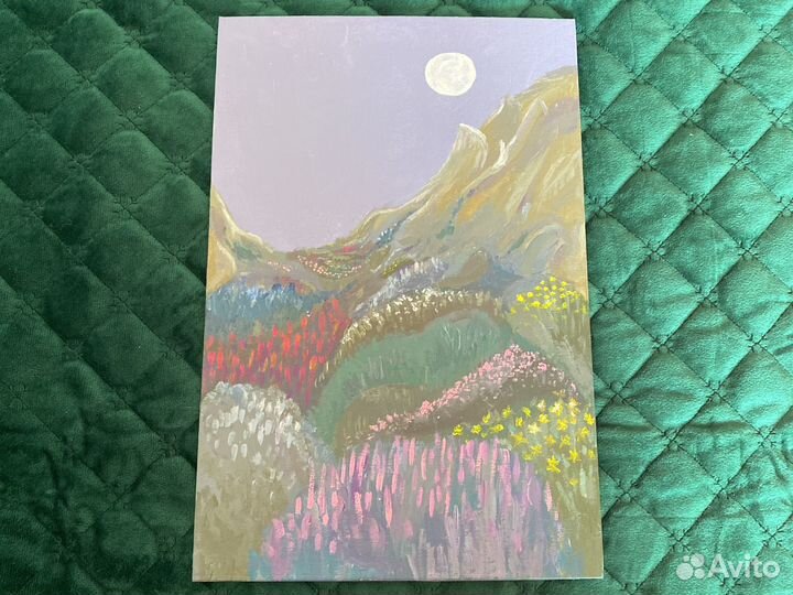 Картина акрилом на холсте 20 на 30 см