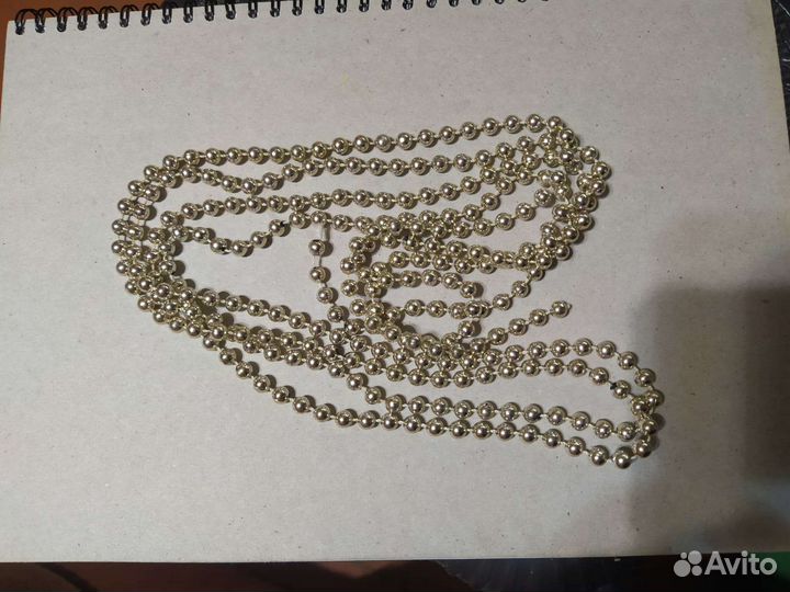 Бусы новогодние