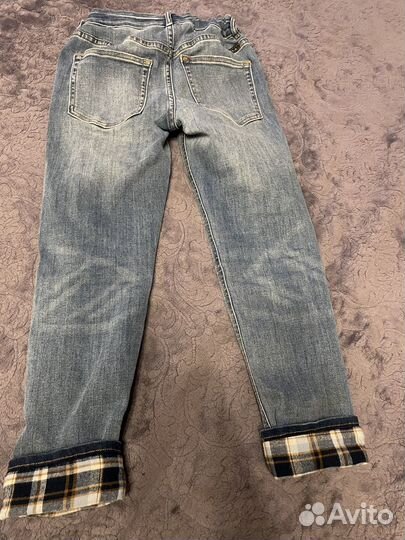 Джинсы утепленные 134 рост